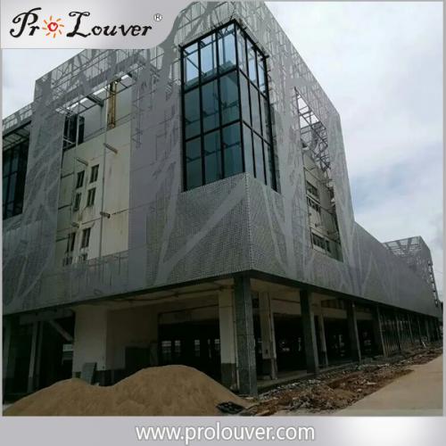 aluminum perforated facade